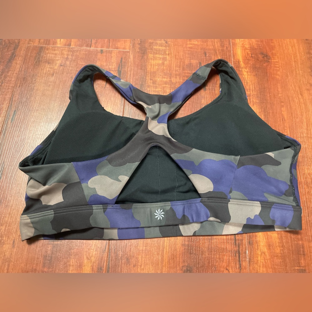 Purple Camo Sports Bra, XL